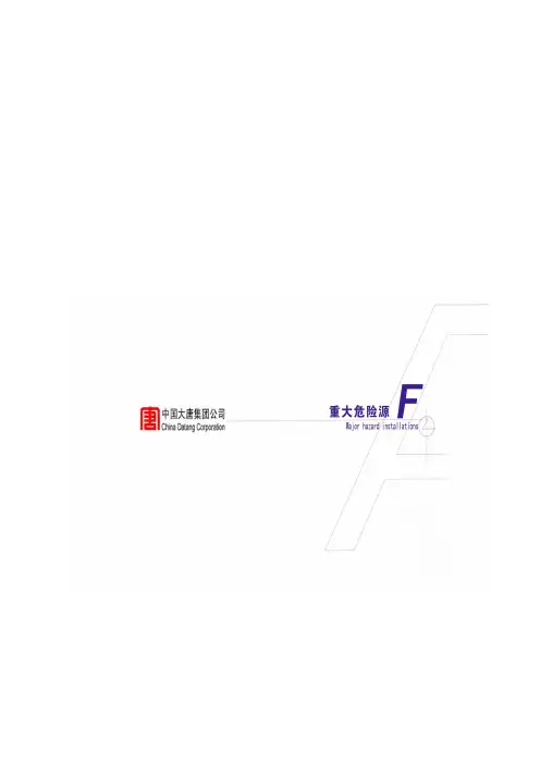 重大危险源管理规范标准