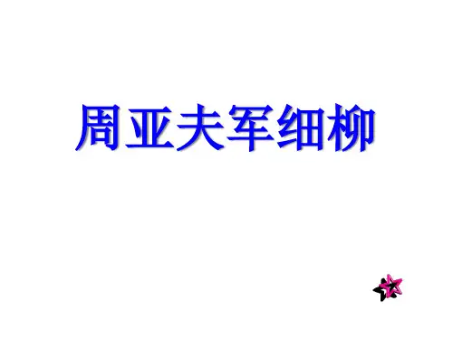 周亚夫军细柳公开课一等奖市公开课一等奖课件名师大赛获奖课件