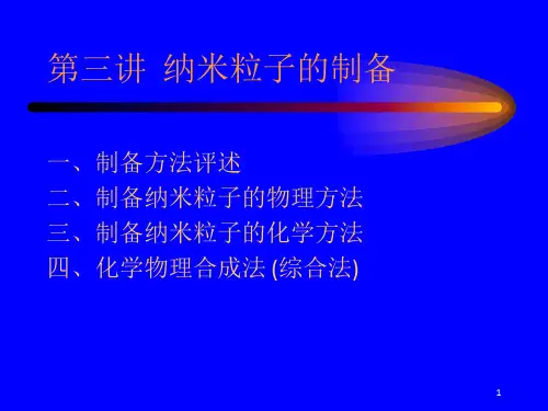 《纳米粒子制备》PPT课件