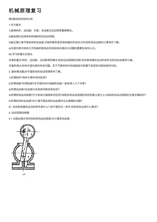 机械原理复习