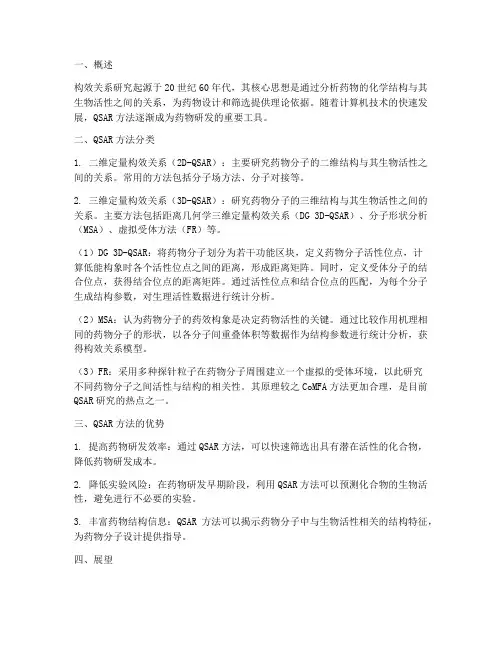 构效关系总结范文