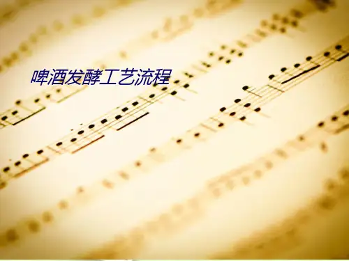 啤酒发酵工艺流程