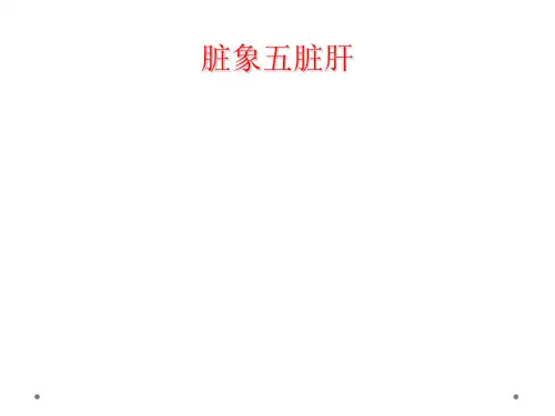 脏象五脏肝