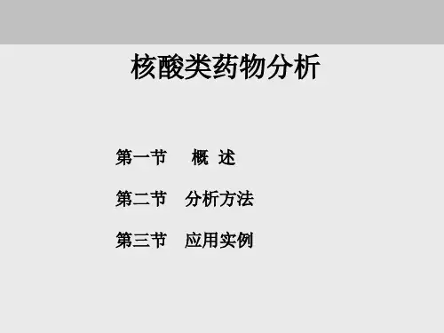 核酸类药物分析