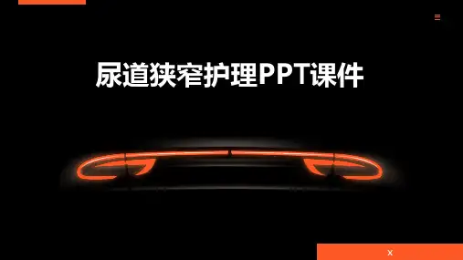 尿道狭窄护理PPT课件 (2)