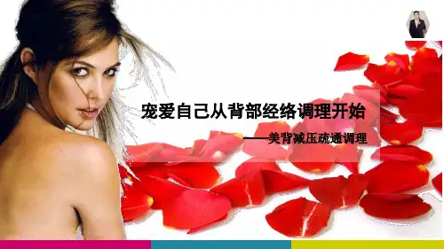 背部减压疏通调理知识PPT课件