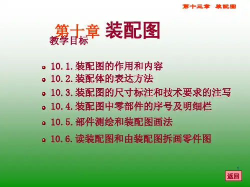 职业技术学院用第十章 装配图