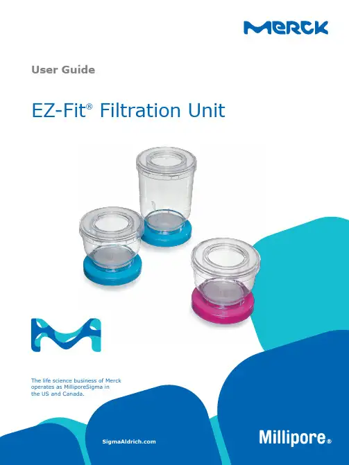 SigmaAldrich EZ-Fit 过滤器单元用户指南说明书