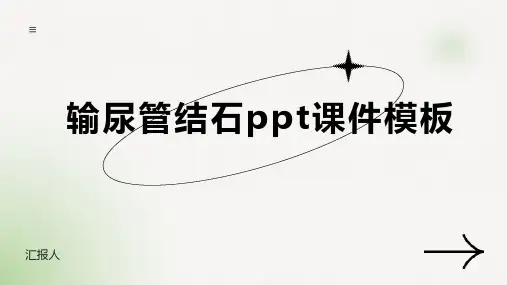 输尿管结石ppt课件模板