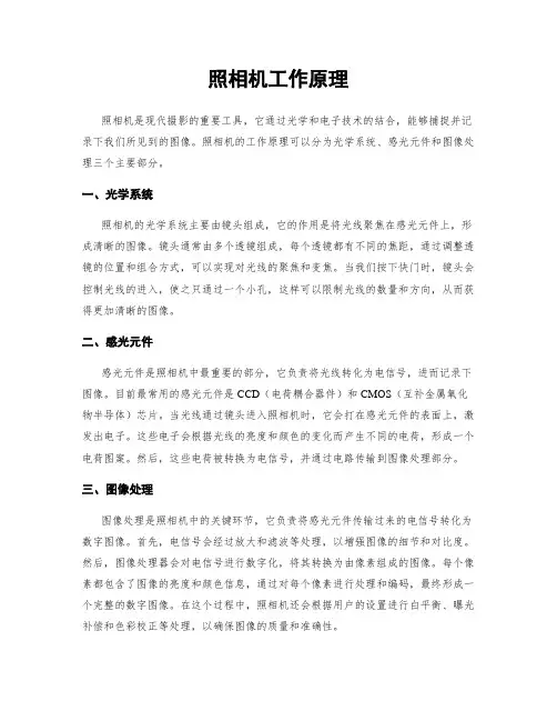 照相机工作原理