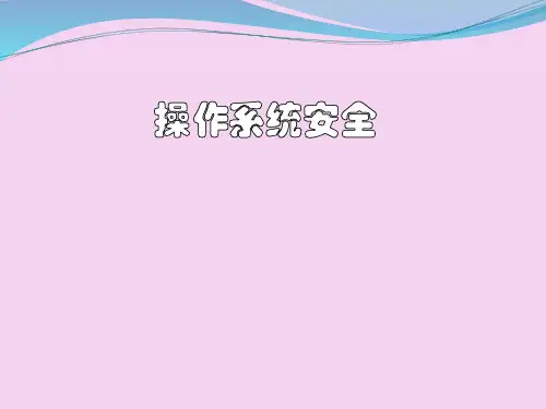 Windows系统安全ppt课件