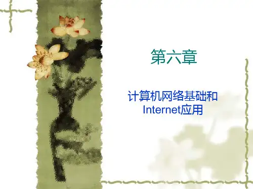 【教学课件】第六章计算机网络基础和Internet应用