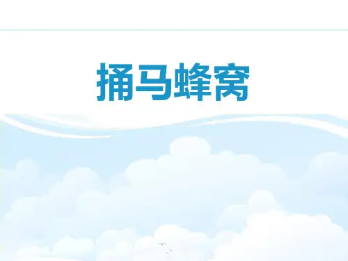 《捅马蜂窝》(ppt)课件