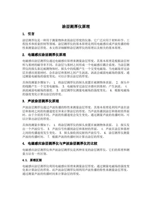 涂层测厚仪原理