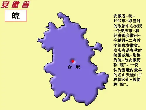 中国省份轮廓图
