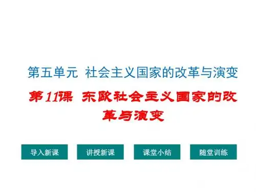 2018人教版九年级历史下册优秀课件(第11-19课)
