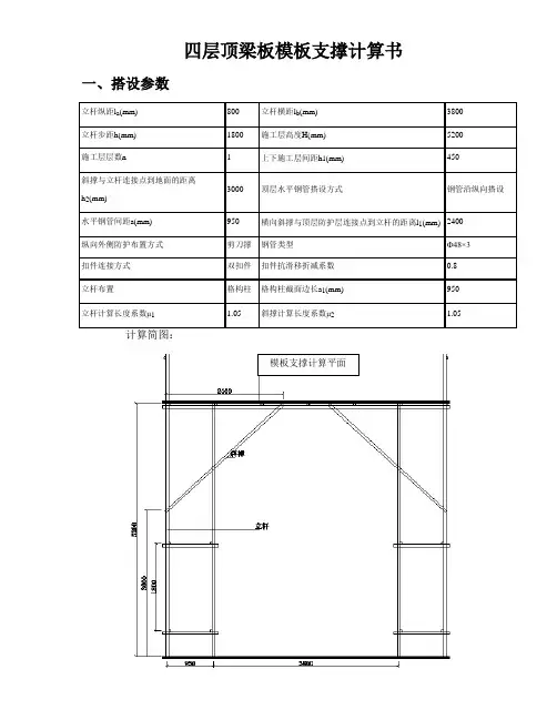 模板支撑计算