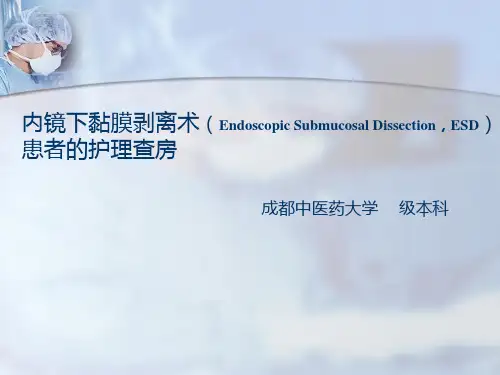 内镜下黏膜剥离术ESD)患者的护理查房