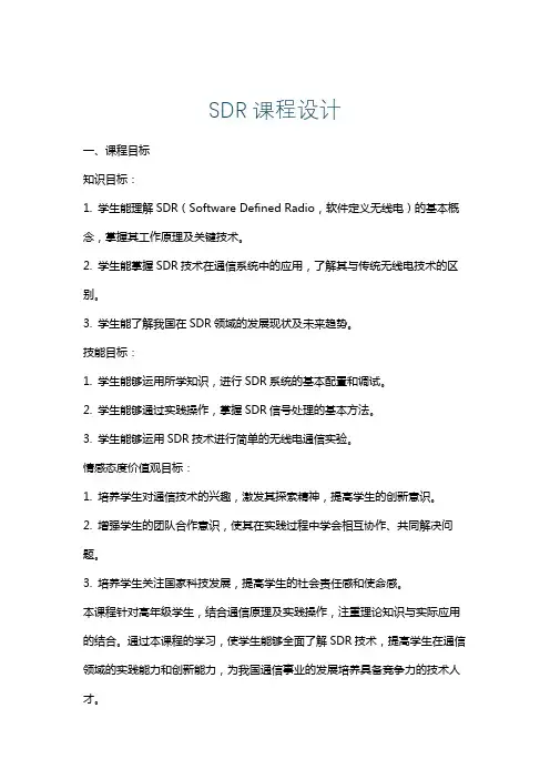 SDR课程设计