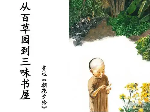 人教部编版教材七年级语文上册第9课《从百草园到三味书屋》课件 (共27张PPT)