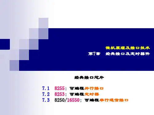 精品课件-微型计算机原理及接口技术-第7章_1