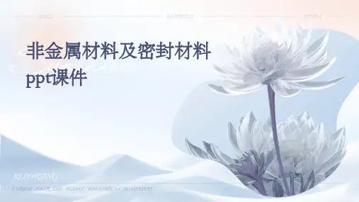 非金属材料及密封材料PPT课件