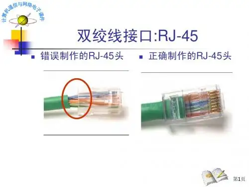 实验二：RJ-45接头制作