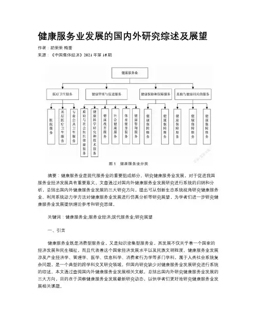 健康服务业发展的国内外研究综述及展望