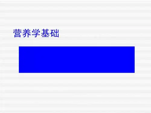 营养学基础