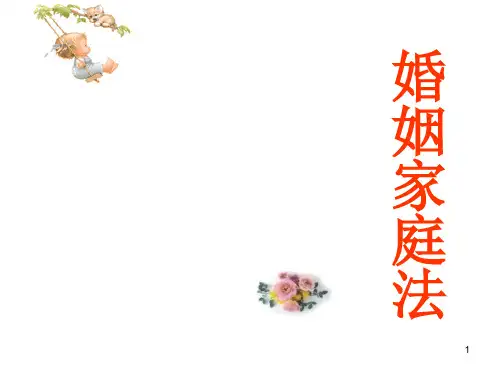 婚姻家庭法ppt课件