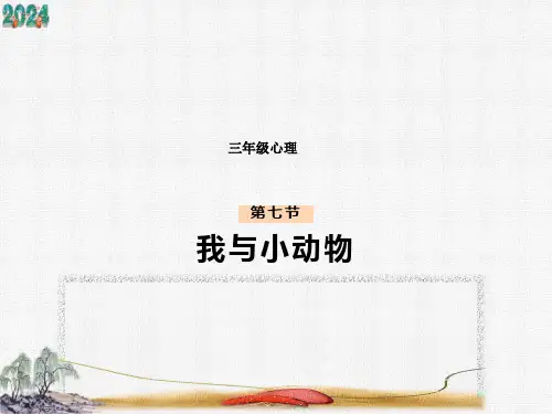 第七课《小动物有个性》
