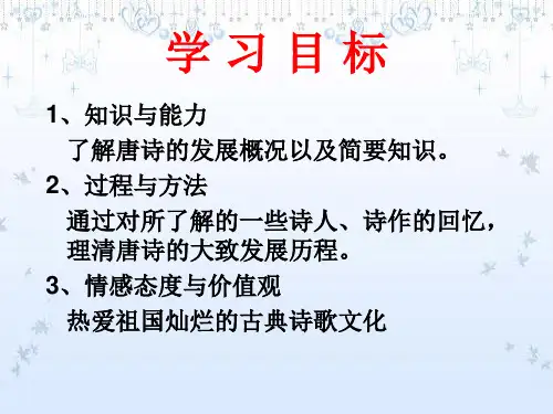 唐诗宋词起始课