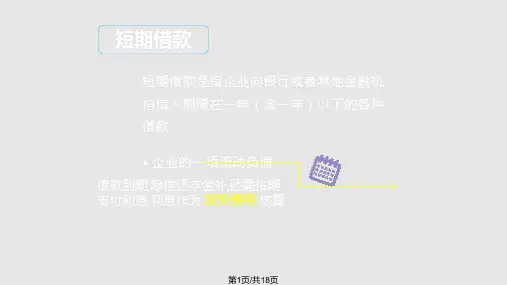 会计基础长短期借款PPT课件