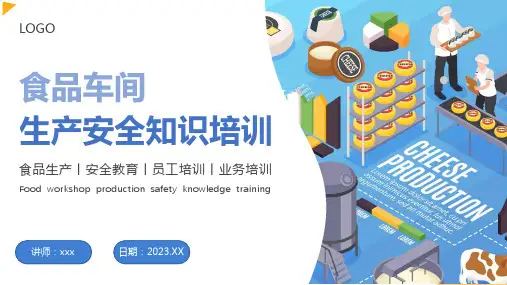 食品生产安全生产安全教育培训PPT