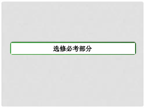 高三物理一轮复习 13.1光的折射  全反射课件