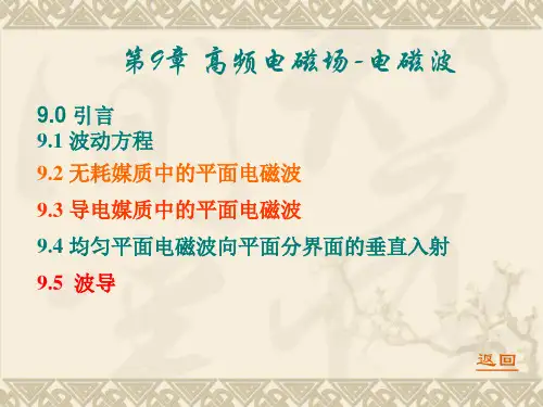 9. 平面波解析
