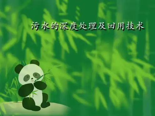 深度处理及回用技术