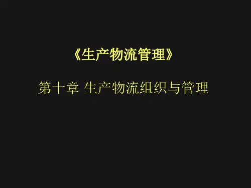 生产物流管理(第十章)