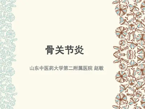 骨关节炎(中医药大学)