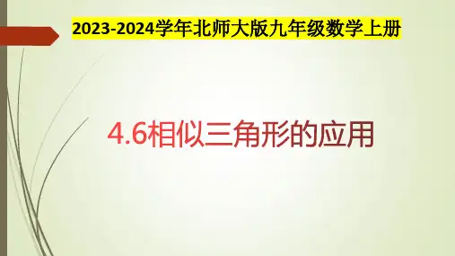 相似三角形ppt课件