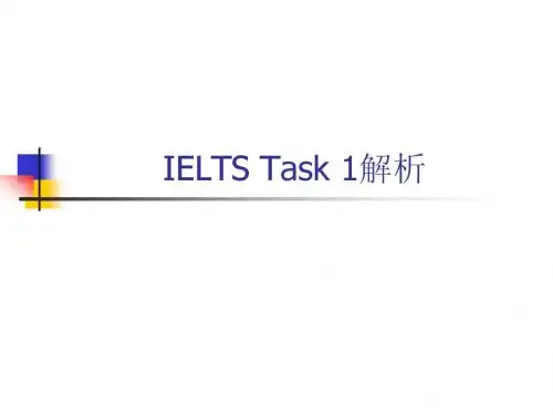 IELTS Task 1解析