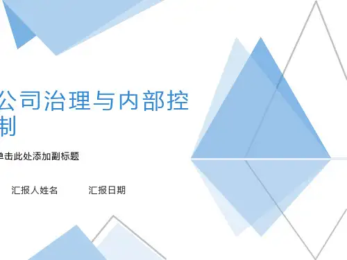 内部控制的基本理论