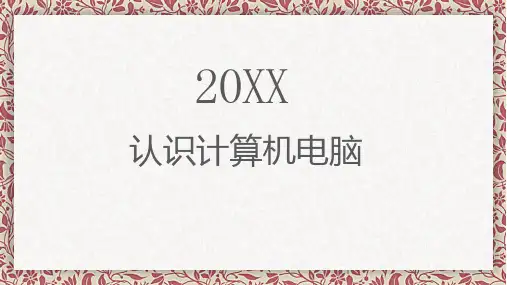 认识计算机电脑