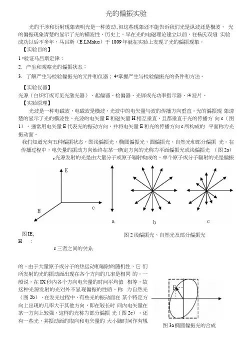 光的偏振实验