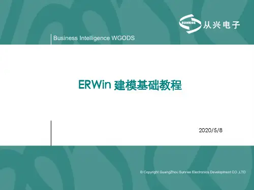 ERWin建模基础教程(非常好的入门教程)