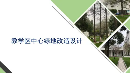 教学区中心绿地改造设计 PPT