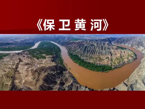 《保卫黄河》PPT教学课件