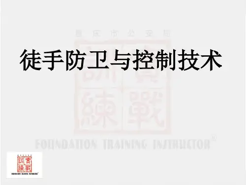 徒手控制警务技能教案