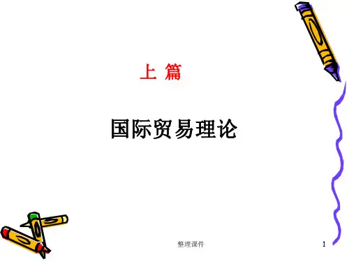 国际贸易学古典国际贸易理论