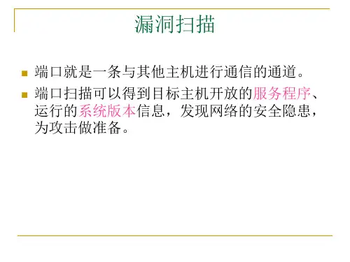 实验4漏洞扫描